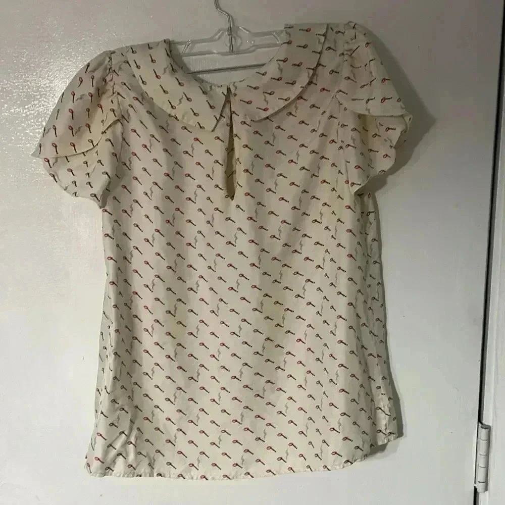 Kate spade 100%silk blouse - Picture 4 of 9